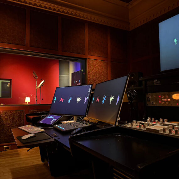 Remote mixing studio with Source Connect 3.9 and 4.0, Source Nexus, Pro Tools Ultimate, and 5.1 surround monitoring